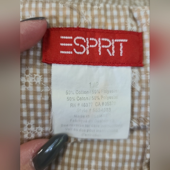 Womens Sleeveless Esprit Dress Sz 1/2 - Picture 2 of 4